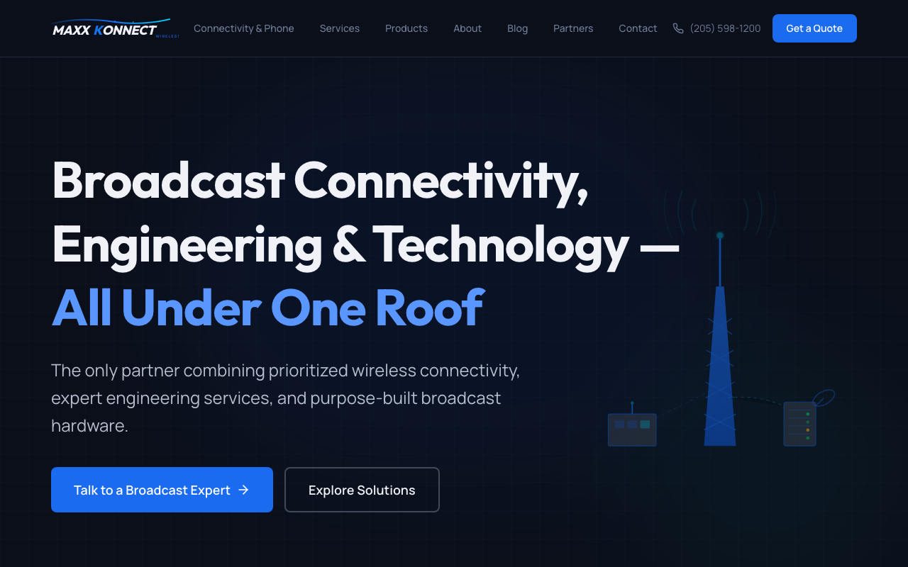 MaxxKonnect website